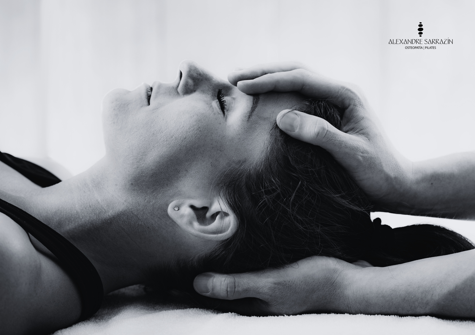 sesión de osteopatía